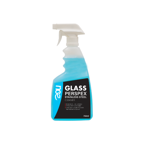 NCE Glass, Perspex, Stainless Steel Cleaner 750ML