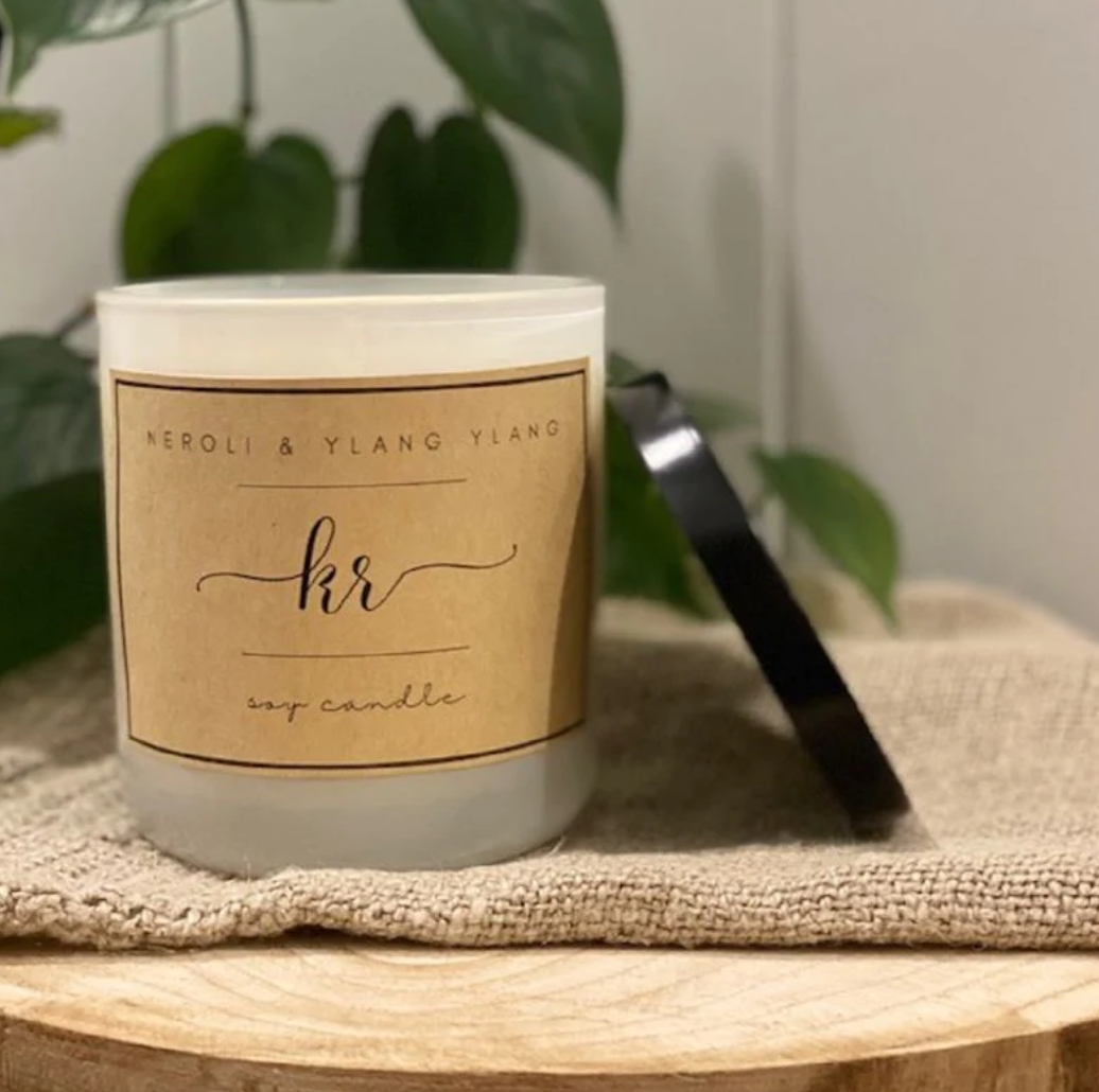 Neroli & Ylang Ylang Soy Candle - White