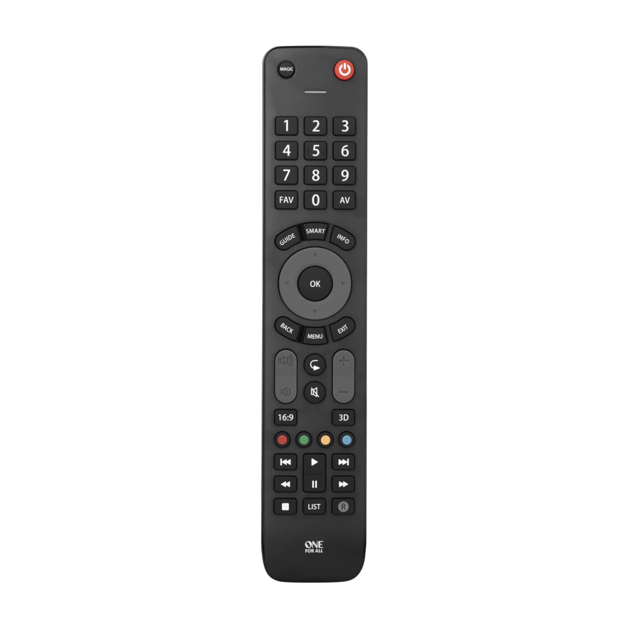 One For All Evolve TV Universal Remote Control for Smart TVs