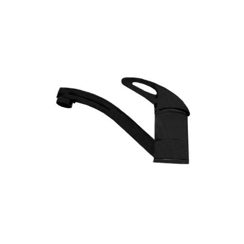 NCE Short 150mm Flick Mixer Tap Matt Black