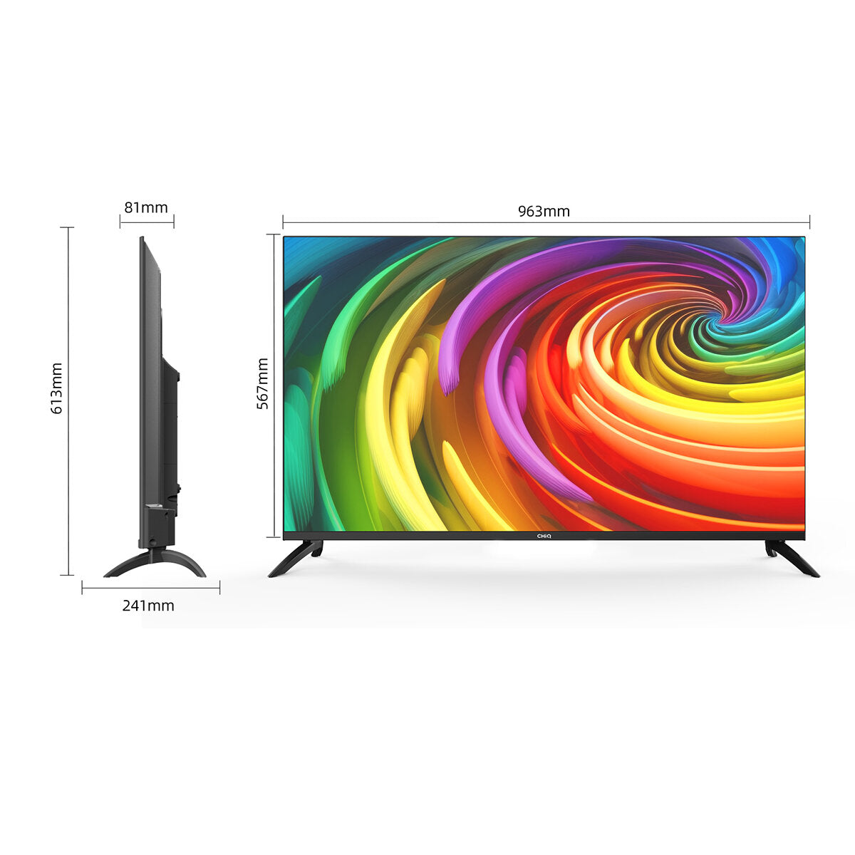 CHiQ 43 Inch LED 4K UHD Google TV U43G7PG