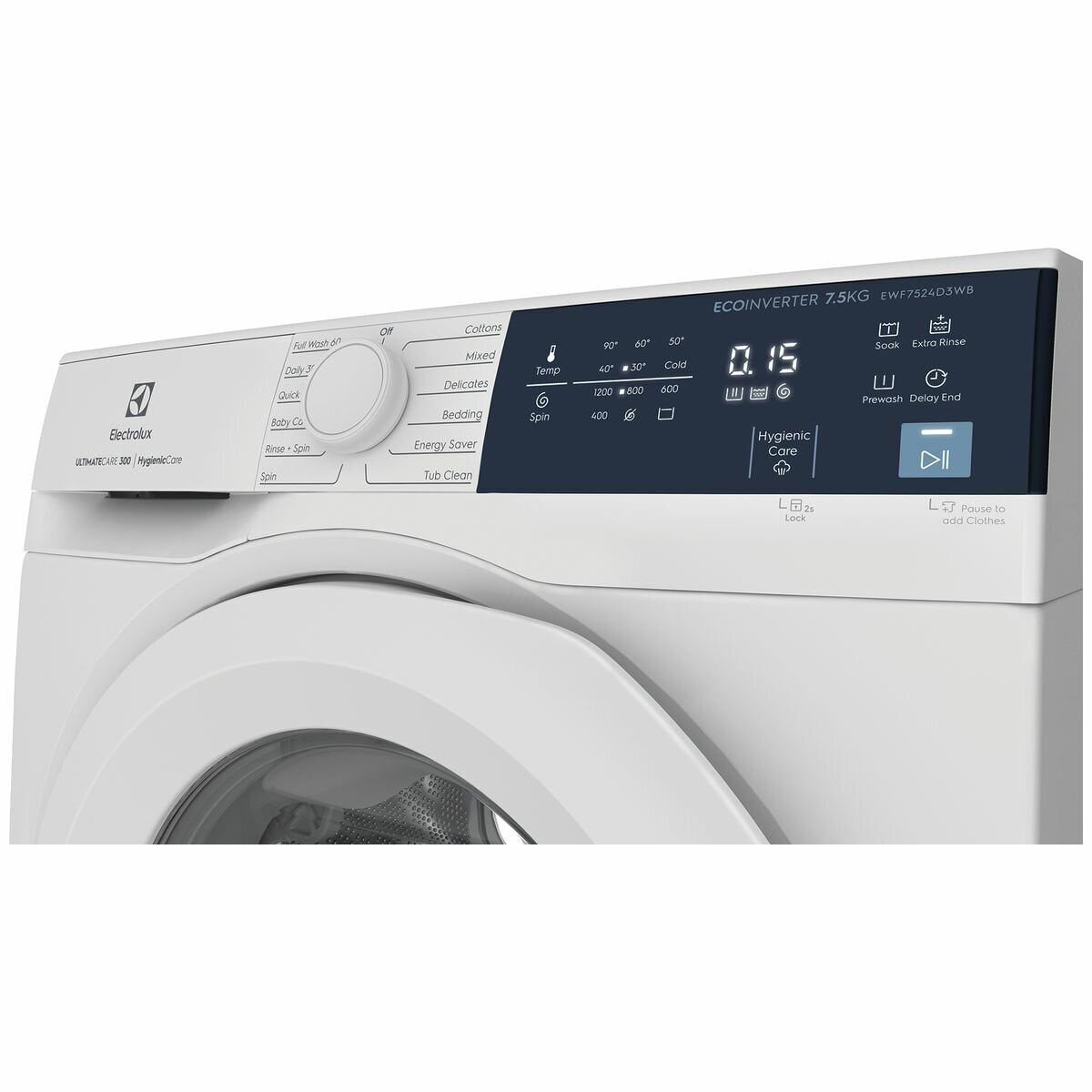 Electrolux 7.5kg Front Load Washing Machine EWF7524D3WB