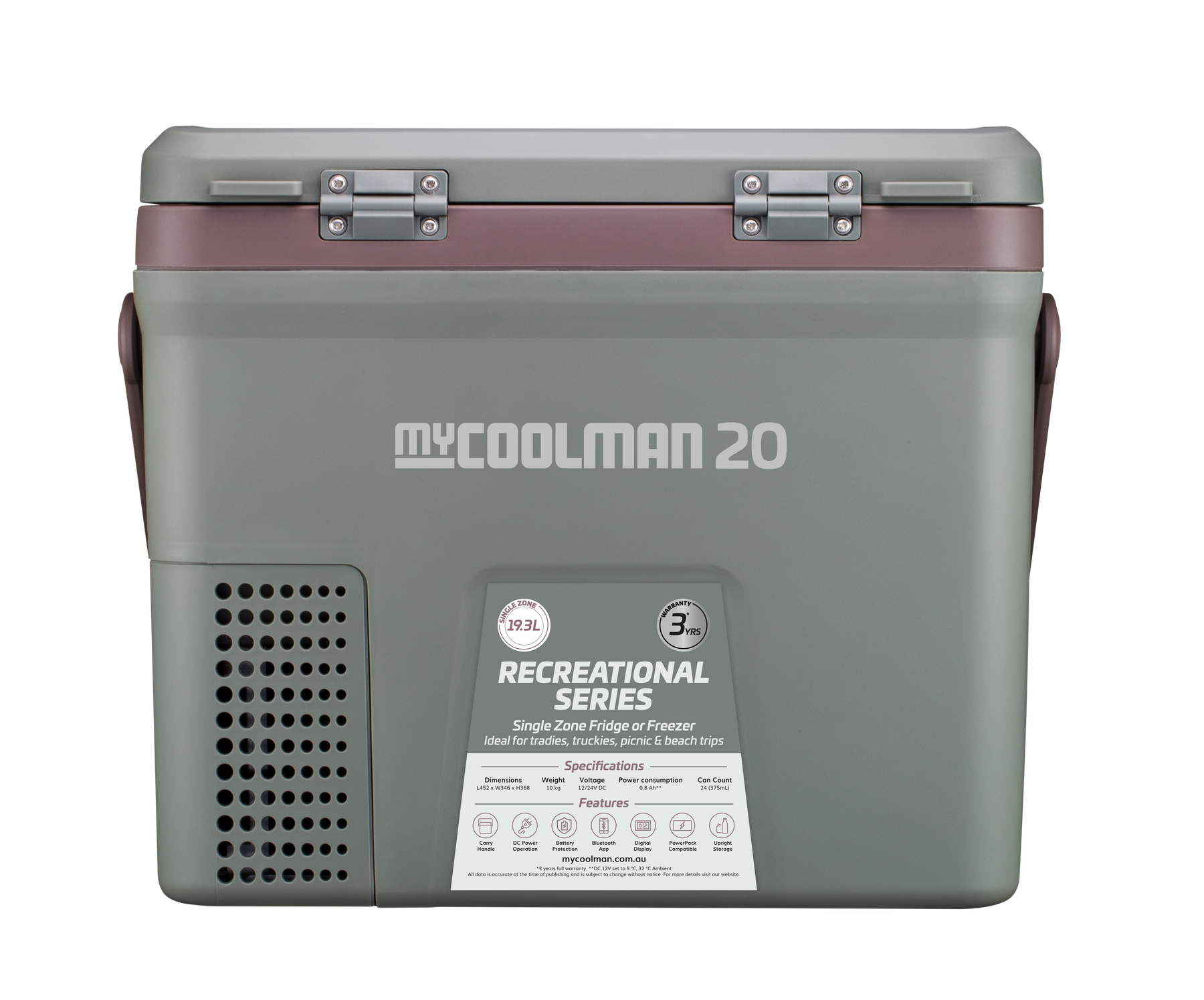 myCOOLMAN 20 Recreational Series Fridge/Freezer