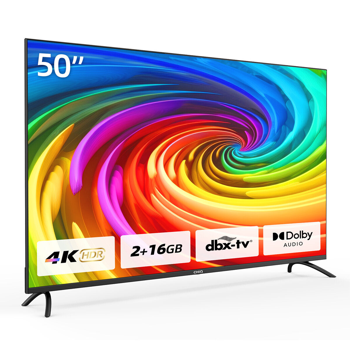 CHiQ 50 Inch LED 4K UHD Google TV U50G7PG