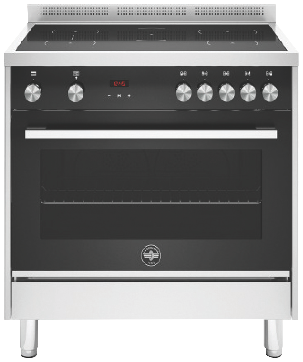 La Germania 90cm Freestanding Upright Stove with Induction cooktop TUS90IND60LAX