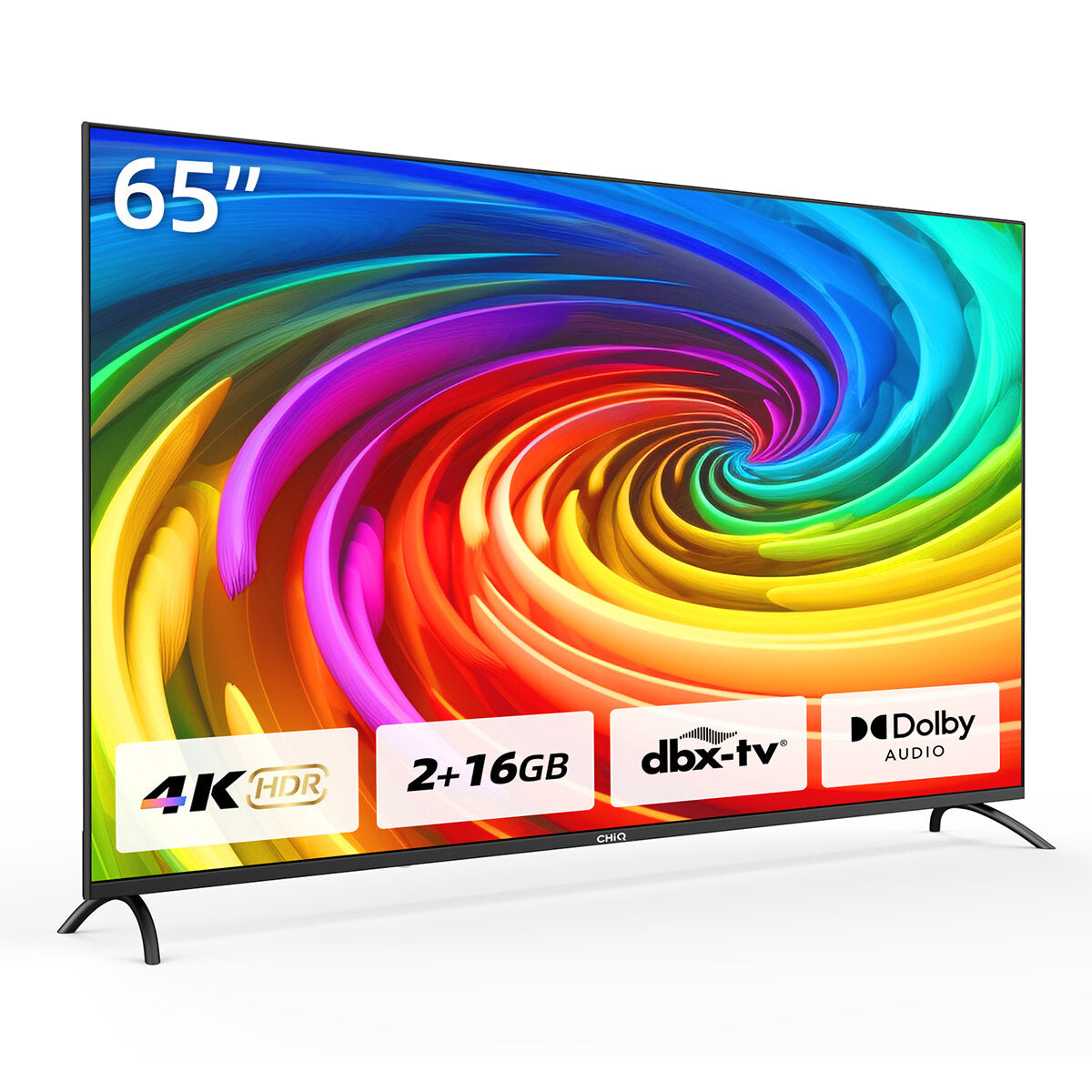 CHiQ 65 Inch LED 4K UHD Google TV U65G7PG