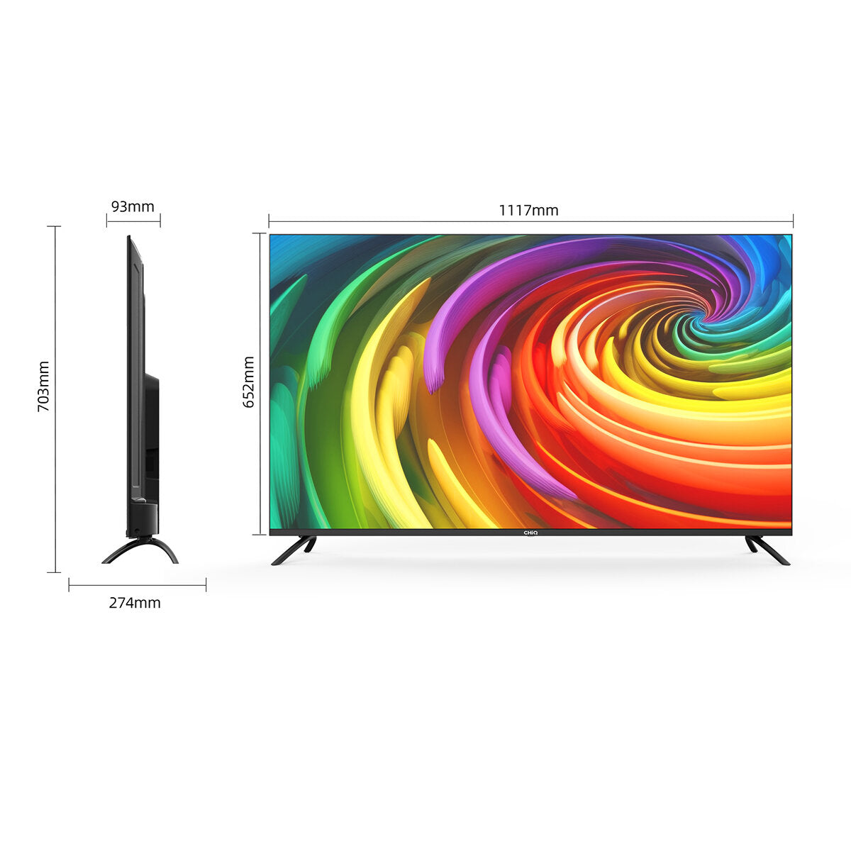 CHiQ 50 Inch LED 4K UHD Google TV U50G7PG