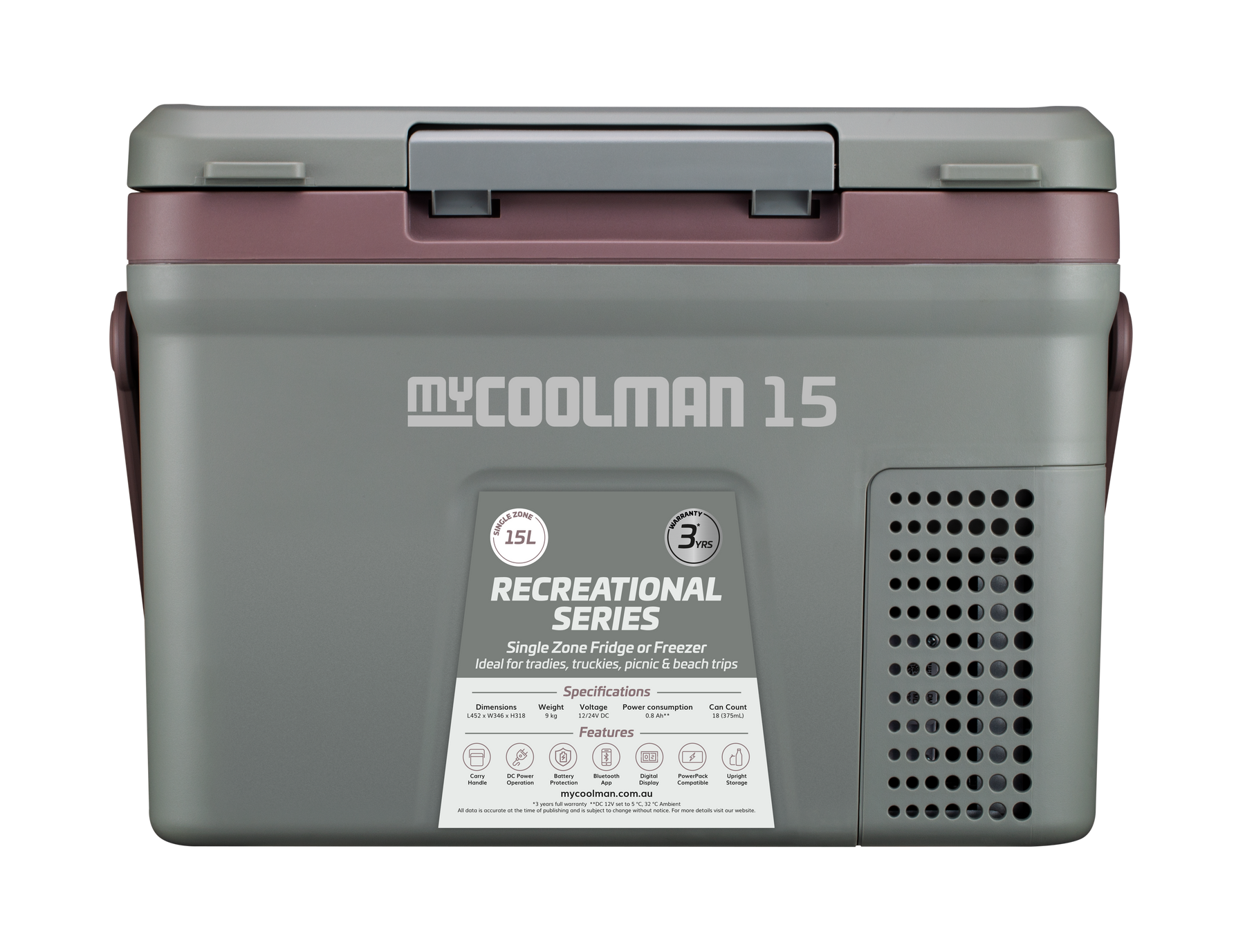 myCOOLMAN 15 Recreational Series Fridge/Freezer