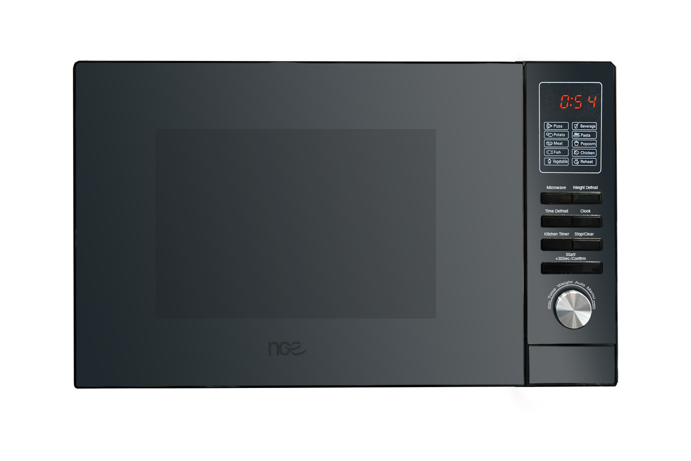 NCE 25L Black Stainless Steel Microwave NCE25LBLK