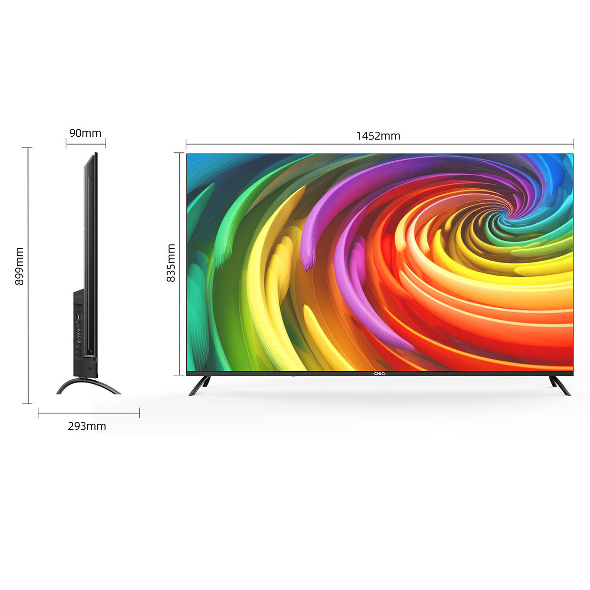 CHiQ 65 Inch LED 4K UHD Google TV U65G7PG