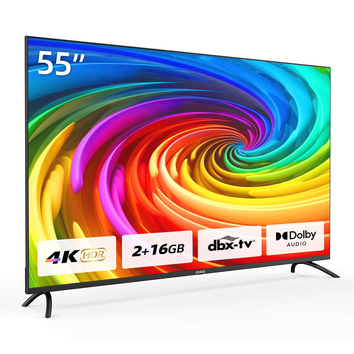 CHiQ 55 Inch LED 4K UHD Google TV U55G7PG