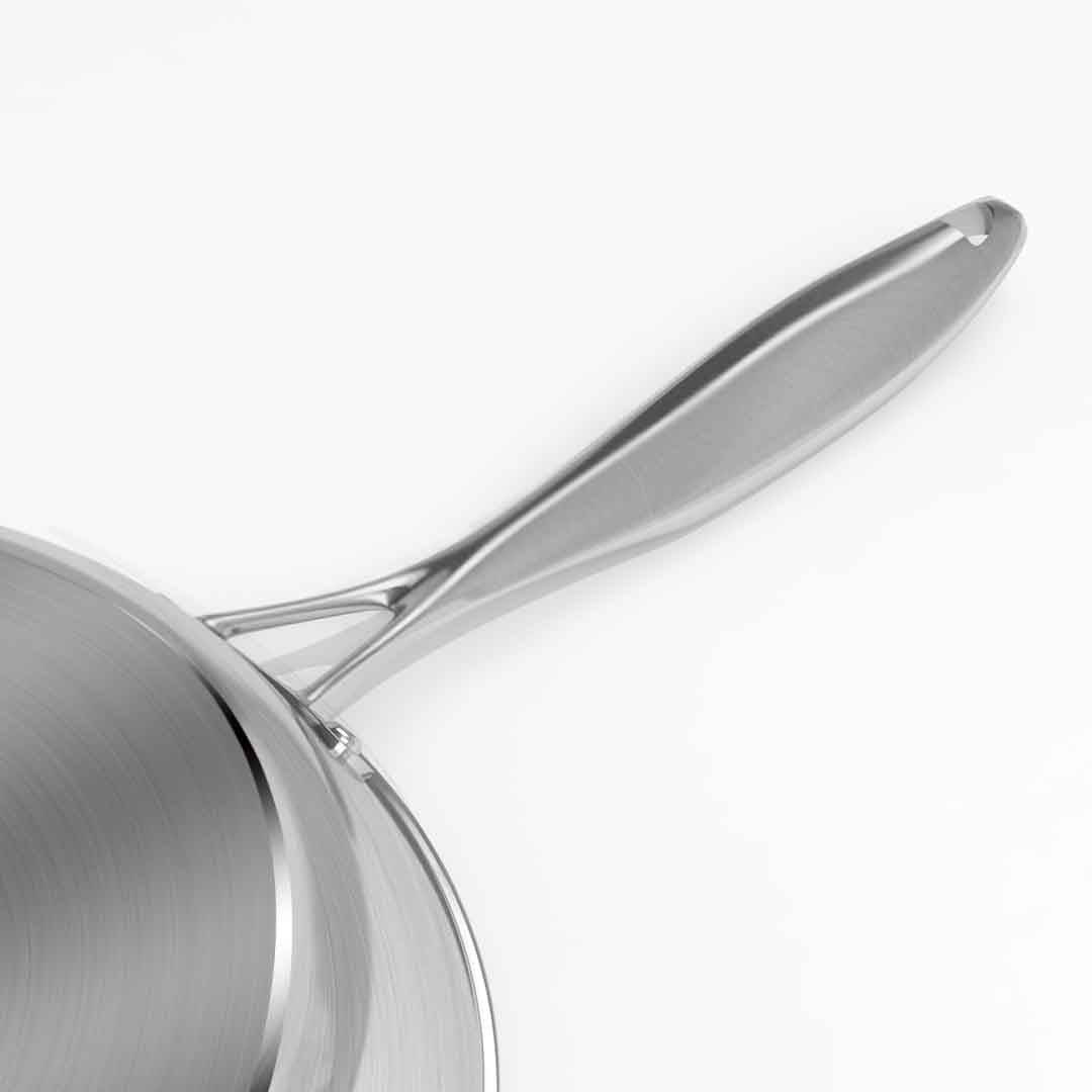 SOGA Stainless Steel Fry Pan 30cm Frying Pan Top Grade Induction Cooking FryPan