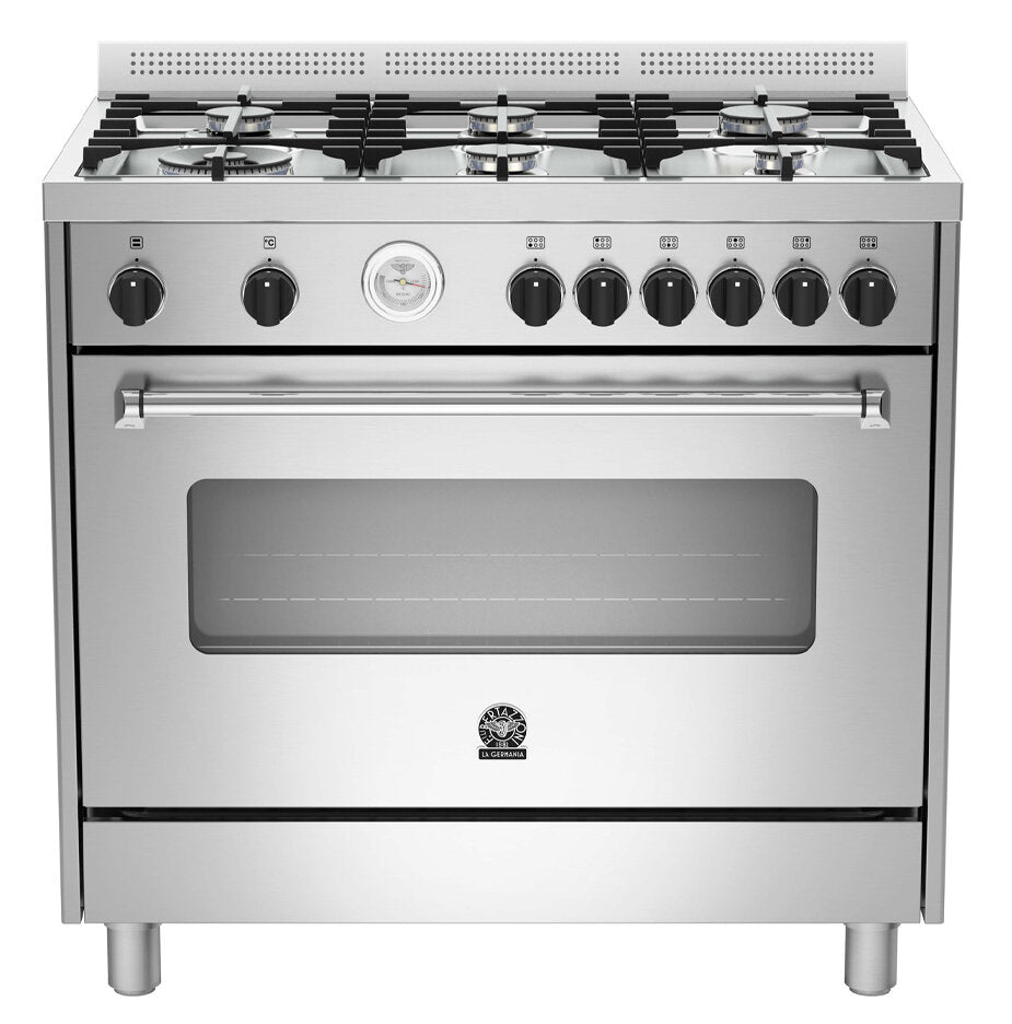 La Germania Americana 90cm Dual Fuel Upright Cooker