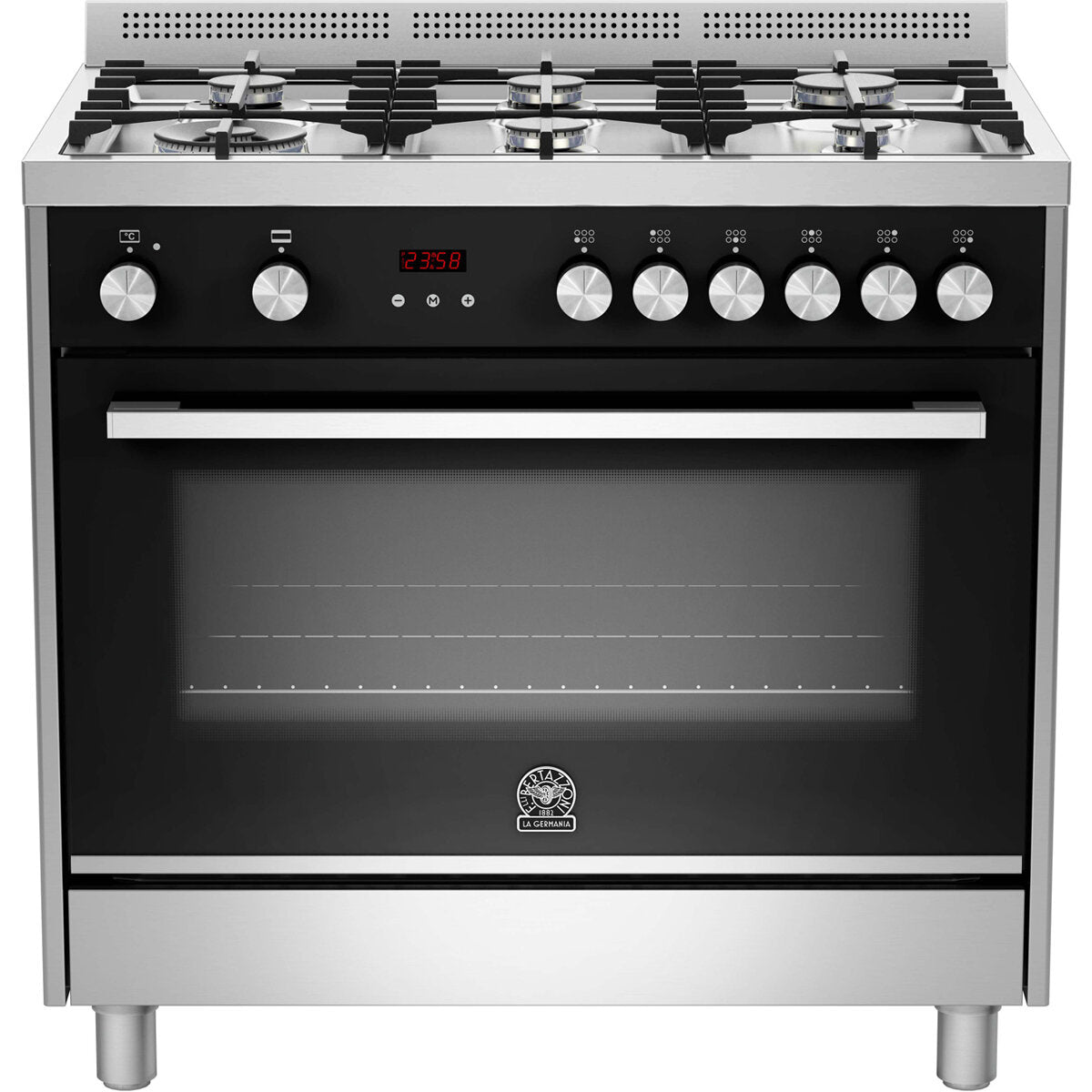 La Germania Futura Dual Fuel 90cm Upright Cooker