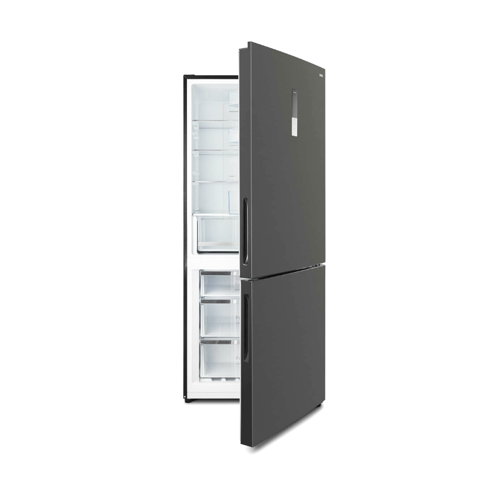 CHiQ 396L Bottom Mount Fridge Black Steel